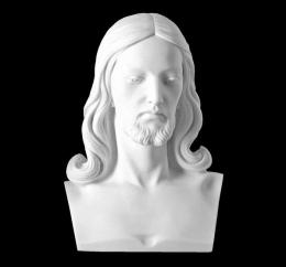 SYNTHETIC MARBLE BUST OF CHRIST